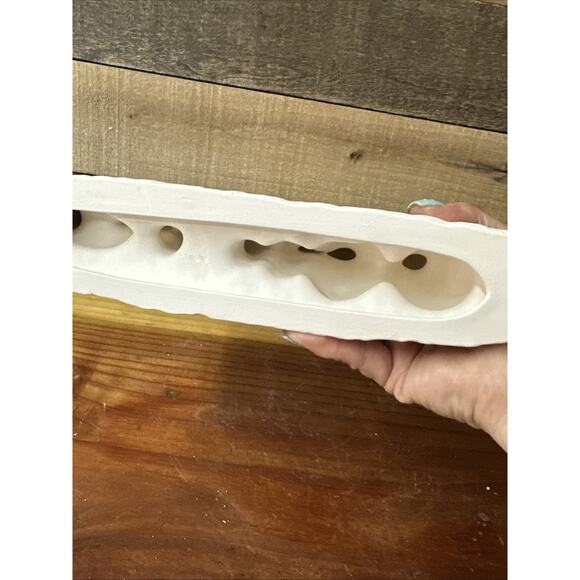 Ready to Paint Ceramic Penguins Snowflakes Chill Holiday Winter Decor 10” Long - Picture 5 of 5